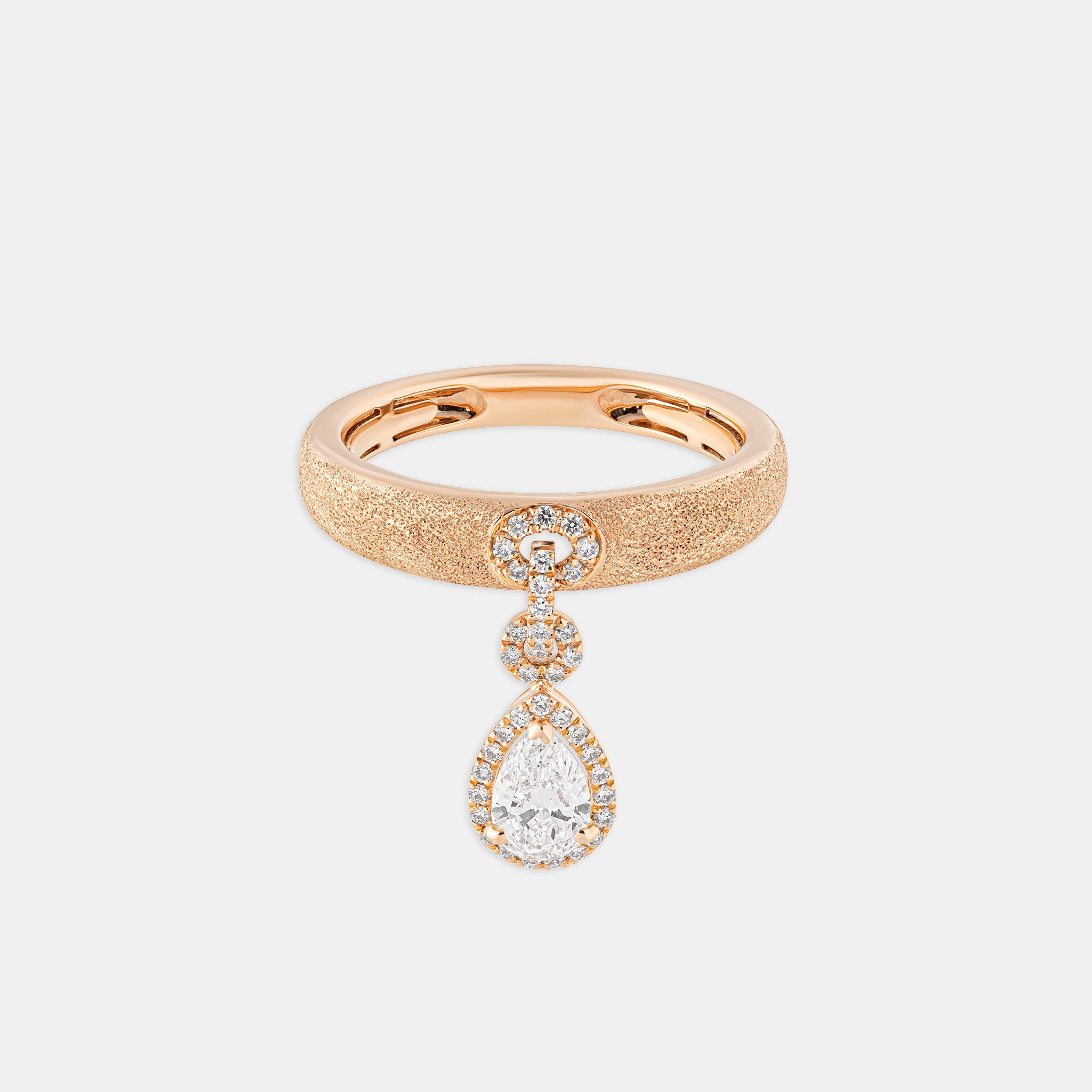 Dusted Gold Chaines Ring