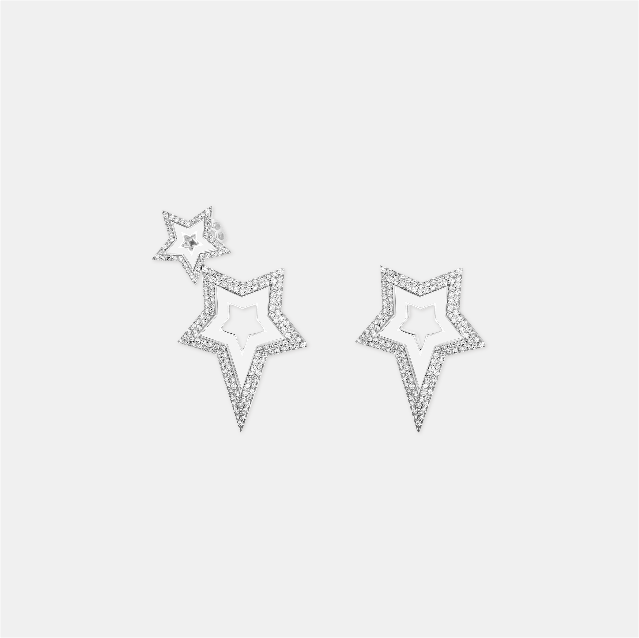 Double Star Earrings