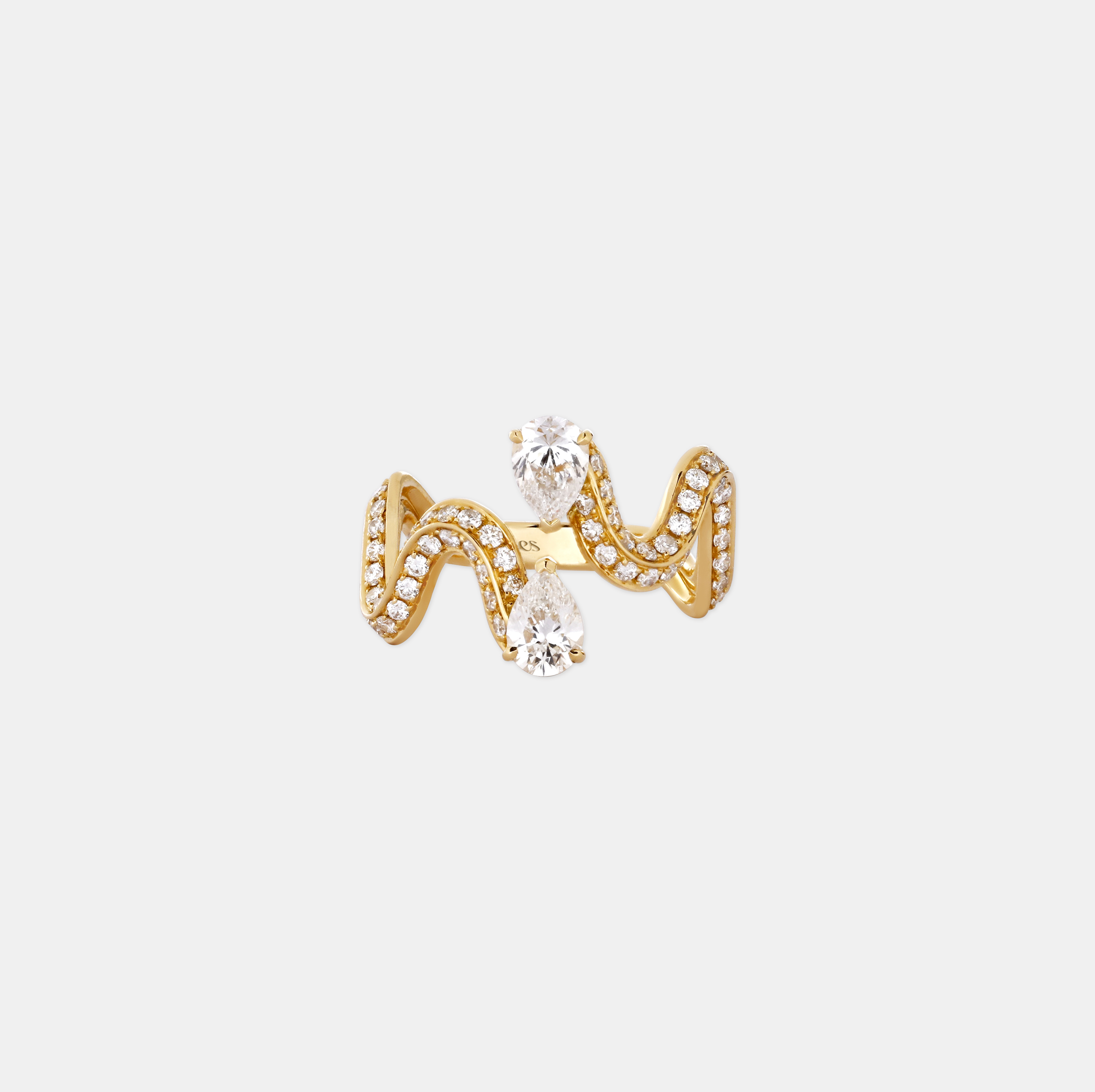 Bold Wave Ring